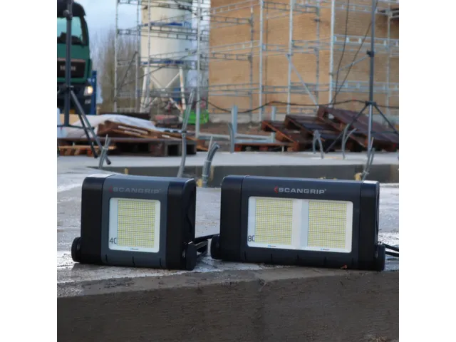 bouwlamp,864 SMD-led,20000-80000lumen,draaggreep,straalhoek 120 °