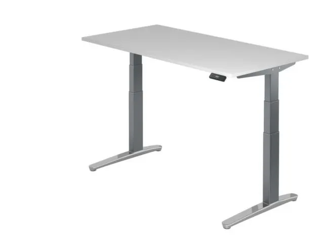 Elektrisch in hgte vst. zit-sta-bureau,HxBxD 650-1290x1600x800mm