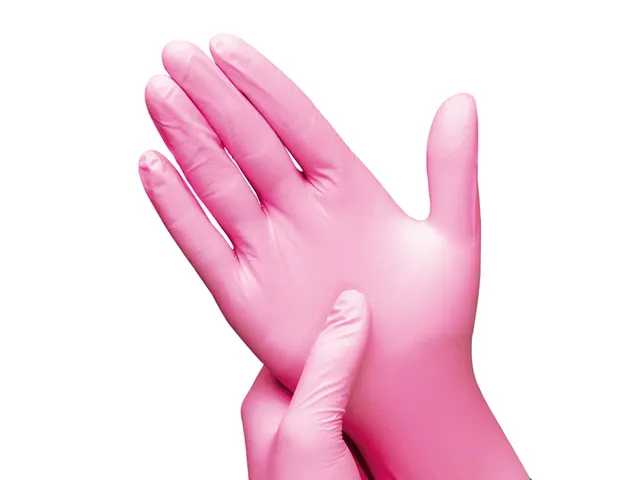 Handschoen Hynex nitril S roze 3.5gr 100 stuks