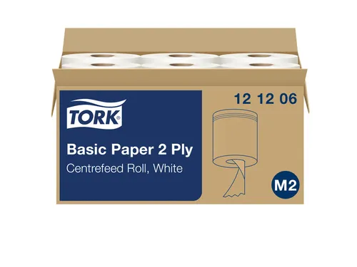 Poetsrol Tork 2-laags Wit Universal 121206