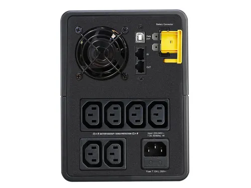 APC Back-UPS BX1600MI Noodstroomvoeding - 1600VA, 6x C13, USB