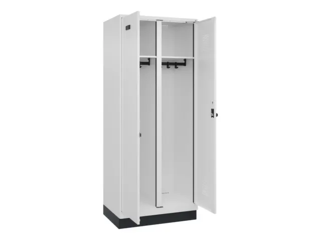 locker voor scheiding van kleding,HxBxD 1950x800x500mm,2vak