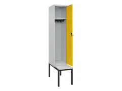 locker met bank,HxBxD 2120x400x815mm,1vak,vak B 400mm,draaigrendel