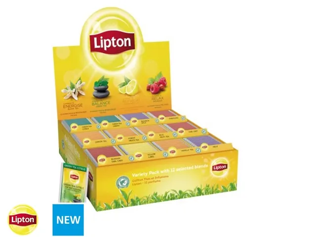 Thé Lipton Variety 12 Saveurs X 15 Sachets = 180 Sachets