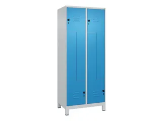 Z-garderobekast,HxBxD 1950x800x500mm,vak B 200/400mm,draaigrendel - 1