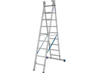 multifunctionele telescoopladder,3x9,sporten,balk L 2,6-6,05m - 6