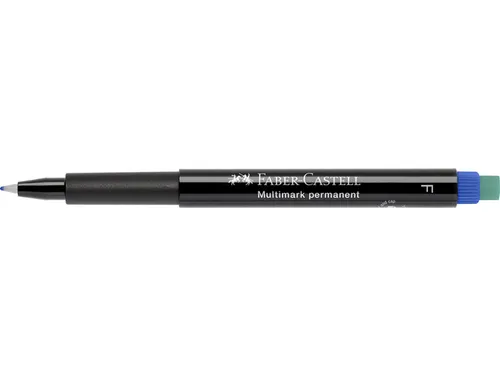 Marker Faber-Castell Multimark permanent F blauw