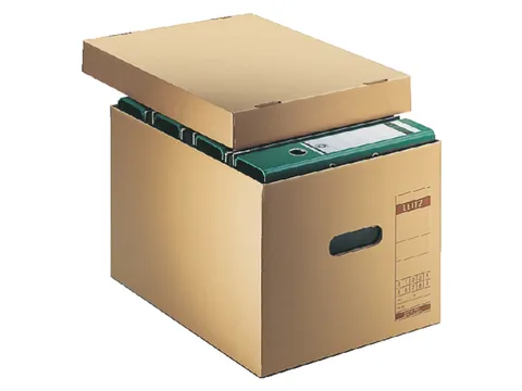 Transportdoos Leitz Premium 335x280x440mm bruin