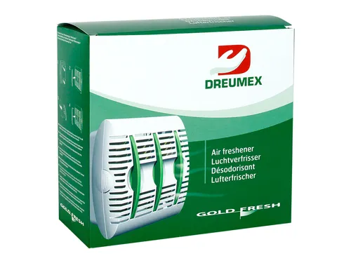 Luchtverfrisserdispenser Dreumex Gold Fresh wit