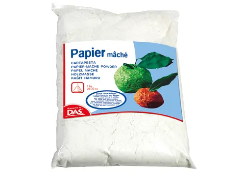 Papier-maché DAS poeder 1000 gram wit