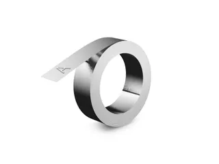 Relieftape Dymo embossing niet klevend aluminium 12mm zilver - 2
