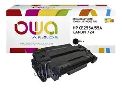 Tonercartridge OWA alternatief tbv HP CE255A zwart