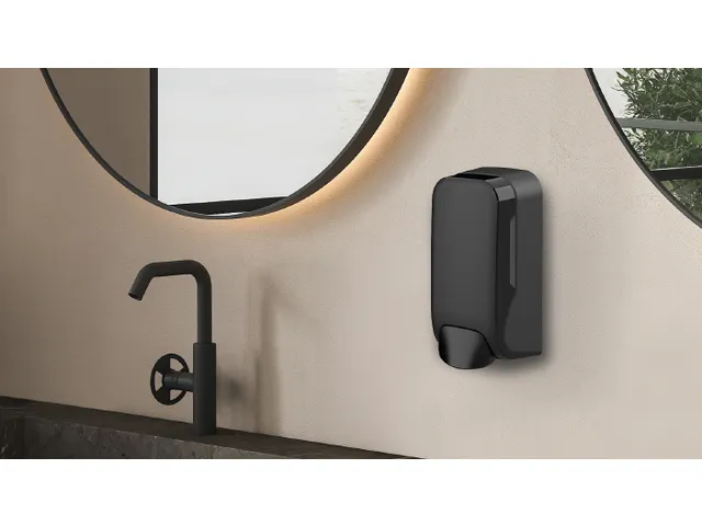 Distributeur savon liquide Spotless rechargeable 1200ml noir