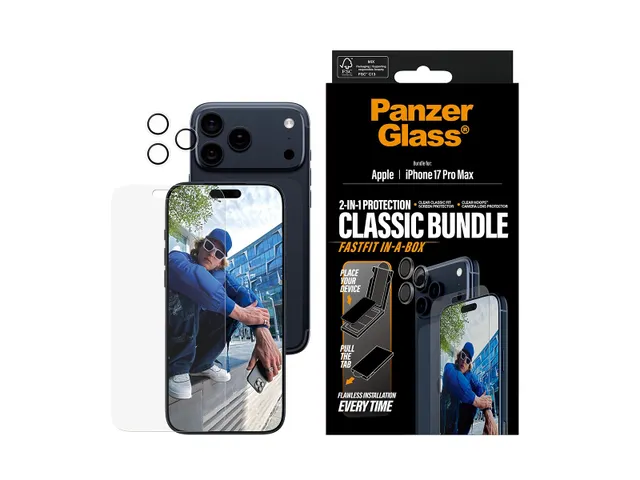 PanzerGlass PG28937, Apple, iPhone 17 Pro Max, Krasbestendig, Transpar