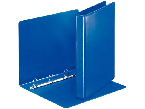 Presentatie Ringband Esselte 4 rings A4 25mm D-mech Panorama Blauw