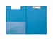 Klembordmap MAUL A4 staand met penlus PVC neon lichtblauw