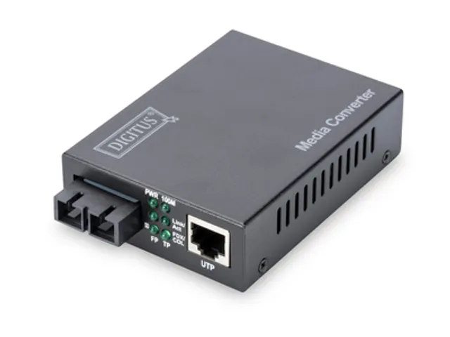 Fast Ethernet-mediaconverter, RJ45 / SC