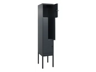 Z-garderobekast,HxBxD 2120x400x500mm,vak B 200/400mm,draaigrendel - 2