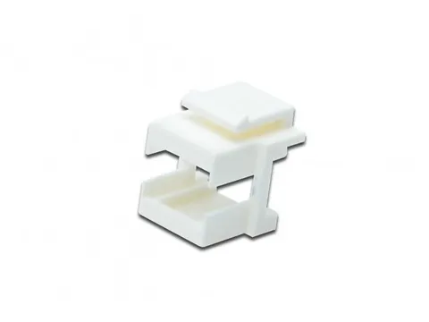 LC Keystone-adapter voor patchpaneel Wit