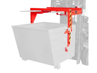 Traverse Voor Vorkheftrucks 0.55m³ Bxd 930x945mm 80kg Ral3000 - 2