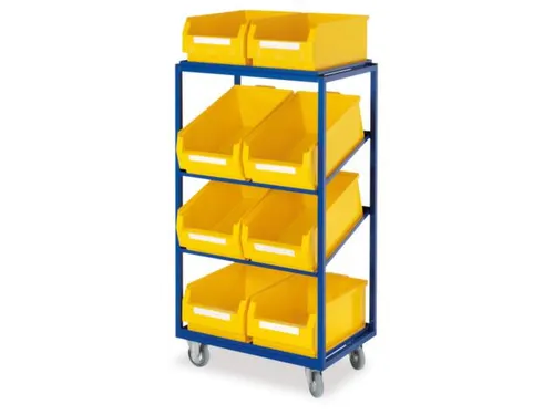 Bijzet- En Verzamelwagen 200kg 1315x1015x485mm 4 Etages