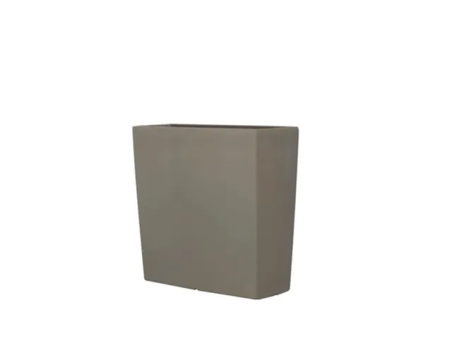 plantenpot,trapeziumvormig,PE,beigegrijs,HxBxD 900x900x390mm,55l