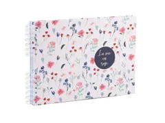 Fotoalb spir 50p.wit 32x22cm VIE EN ROSE