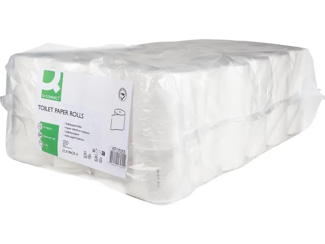 Toiletpapier 2 Laags 200 Vel Pak Van 48 Rol Wit