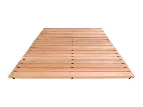 Vloerrooster Beukenhout Geribbeld Din R11 Pvc Staaldraad B 1200mm