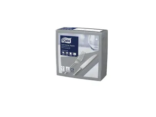 Tork 477673 Soft Dinnerservet Advanced Grijs 39x39cm - 1