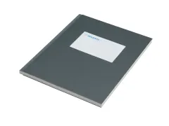 Notitieboek Djois Atlanta gelijmd 210x165 128blz lijn grijs