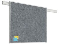 Partnerline Prikbord 60x90cm Camira Donkergrijs