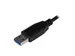 Draagbare 4-poorts SuperSpeed USB 3.0 hub 5Gbps zwart