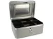 Coffret à monnaie westcott 152x120x79mm argent, insert en plastique a
