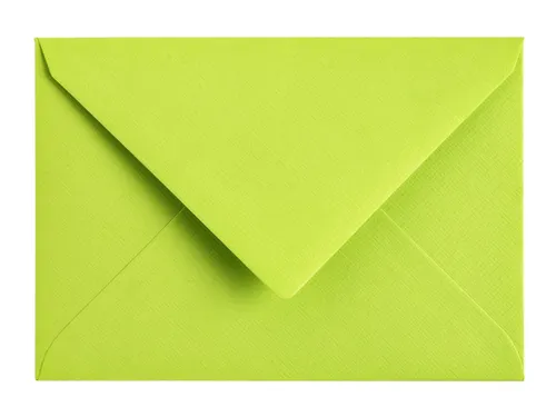 Envelop Papicolor C6 114x162mm Appelgroen gegomd