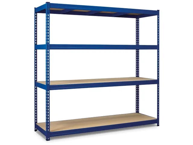 Rek Robus 400 180x180x60cm Blauw Metaal