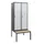 locker met bank,HxBxD 1950x800x815mm,2vak,vak B 400mm,draaigrendel