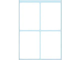 HERMA 3755 Universele etiketten 40x55mm Wit 28 stuks - 2