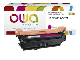 Tonercartridge OWA alternatief tbv HP CE403A rood - 1
