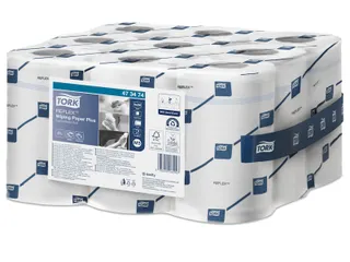Poetsrol Tork 473474 Reflex M3 Centerfeed Mini Plus 2-laags 9 rollen - 5