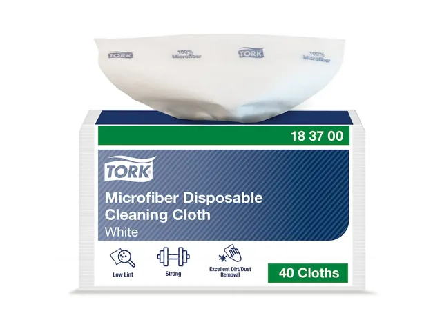 Microvezeldoek Tork Premium Disposable 40 vel wit 183700