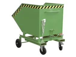 Kiepwagen voor spaanders,HxLxB 1220x1395x1070mm,0,6m³,draagverm. 300k