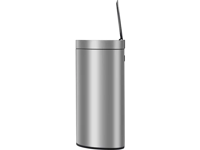 Mirage Semi-round Prullenbak Sensor Bin 47 Liter Mat Rvs