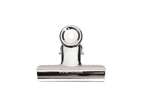 Papierklem MAUL Bulldog 70mm capaciteit 40mm zilver