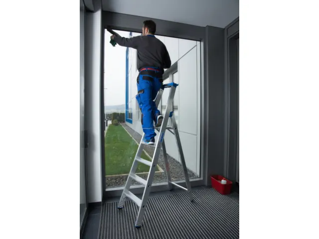 Ladder Aluminium Bordes H 1 25M 5Treden Incl. Bordes