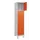lockerkast,HxBxD 1950x400x500mm,1x4vakken,vak B 400mm,cil.-slot,voeten