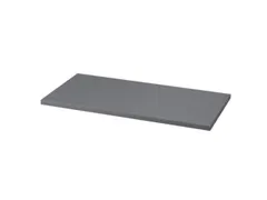 houten vloer v. kantoorstelling BxD 762x376mm dikte 22mm grafiet