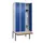 locker met bank,HxBxD 2120x900x815mm,3vak,vak B 300mm,draaigrendel