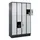 lockerkast,HxBxD 1950x1200x500mm,4x5vakken,vak B 300mm,cil.-slot
