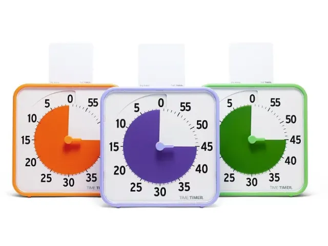 Time Timer medium classroom set secondaire
